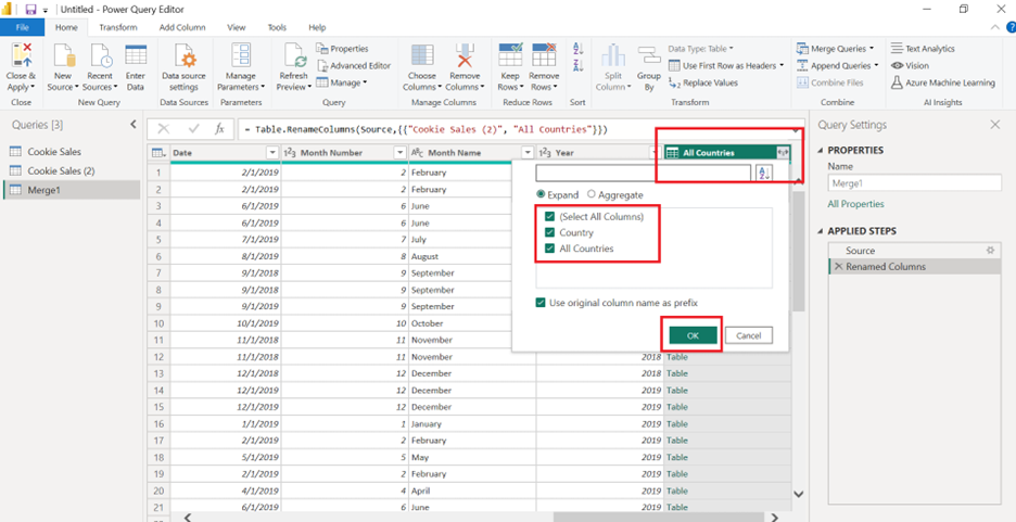 Using Group By in Power Query while Retaining All Column